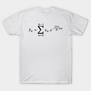 Discrete Fourier Transform Equation Math Basics T-Shirt